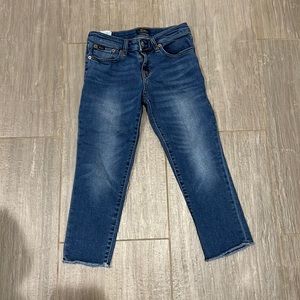 Polo Ralph Lauren capri denim with fringed hem
